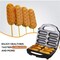 J-JATI Waffle Corn Dog Maker Hot Dog Presser Maker Waffle Stick Maker Hot Dog Maker